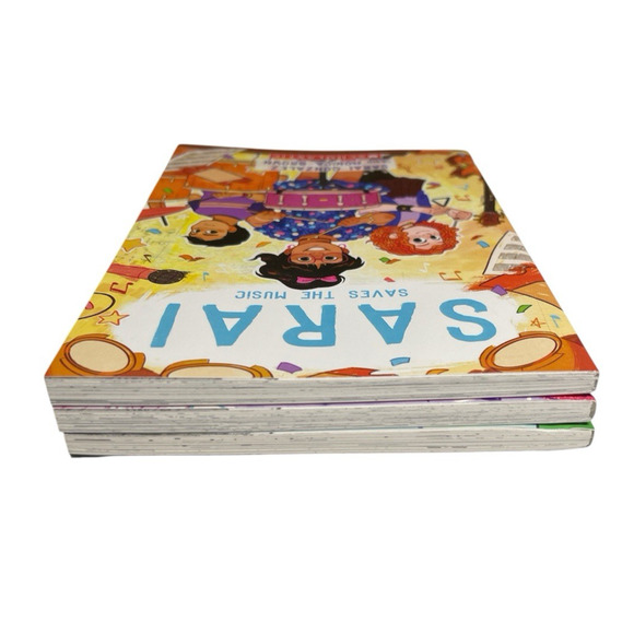 Elementary School Lot of 3 Books Sarai Series Saves The Music Awesome World Fair - Picture 4 of 9